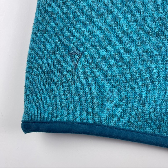 Ivivva Tonic Teal/Islander Hold Your Warmth Pullover 10 - Picture 4 of 5